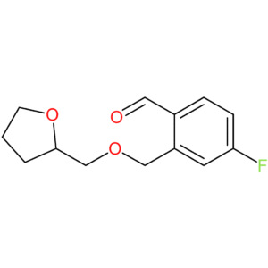 4-fluoro-2-(((tetrahydrofuran-2-yl)methoxy)methyl)benzaldehyde