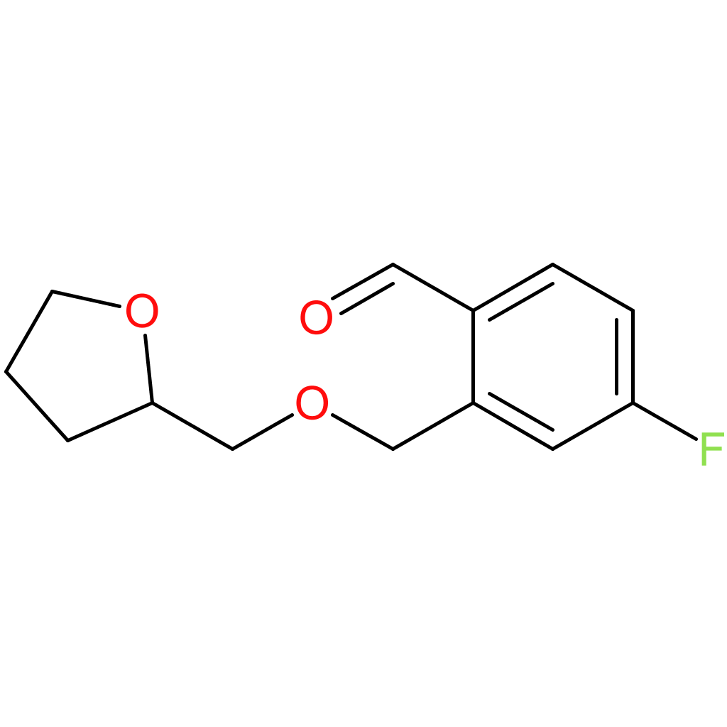 4-fluoro-2-(((tetrahydrofuran-2-yl)methoxy)methyl)benzaldehyde