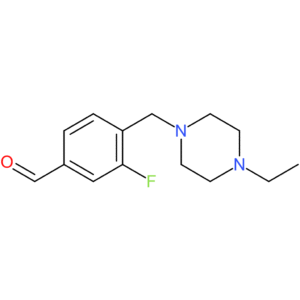 4-((4-ethylpiperazin-1-yl)methyl)-3-fluorobenzaldehyde