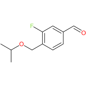 3-fluoro-4-(isopropoxymethyl)benzaldehyde