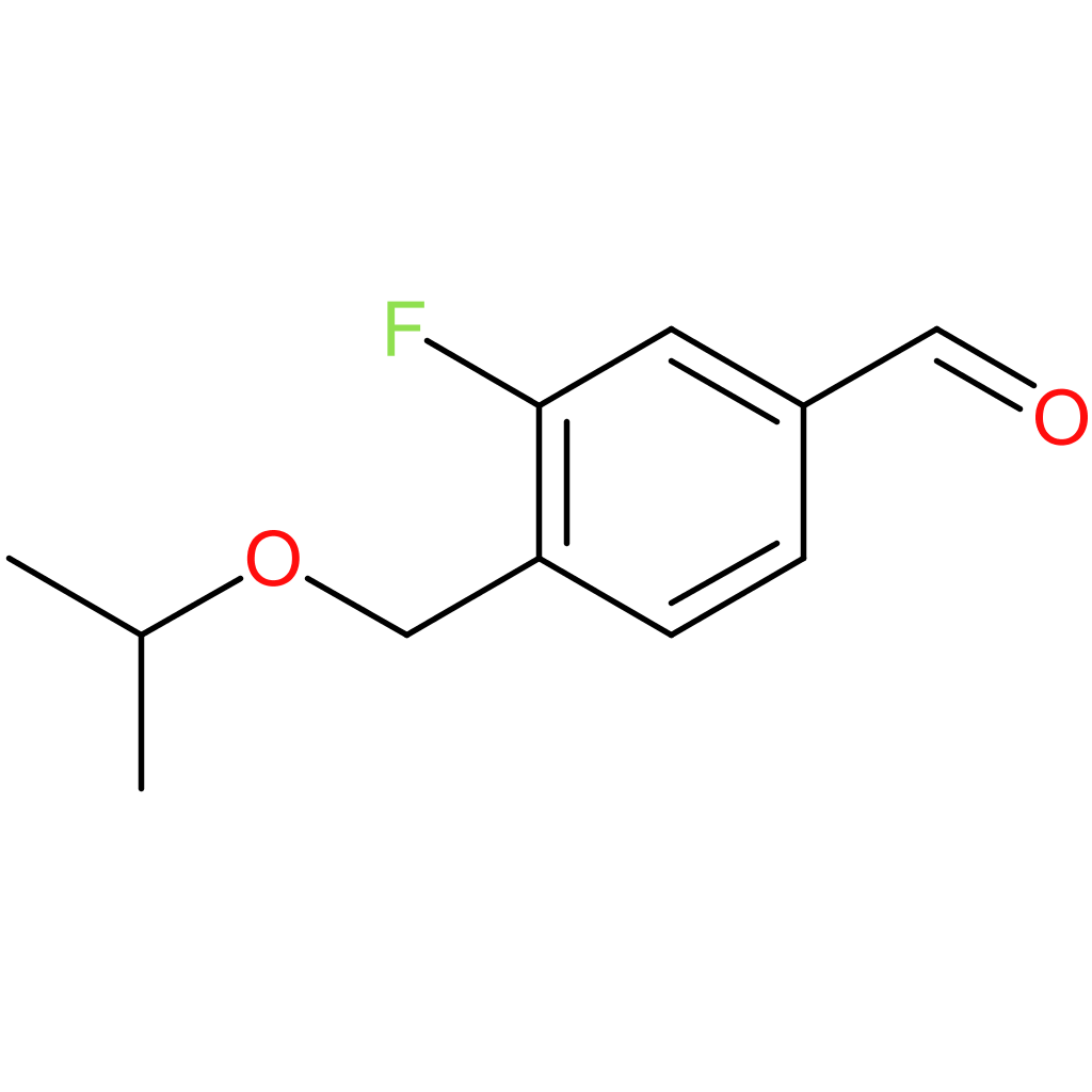 3-fluoro-4-(isopropoxymethyl)benzaldehyde