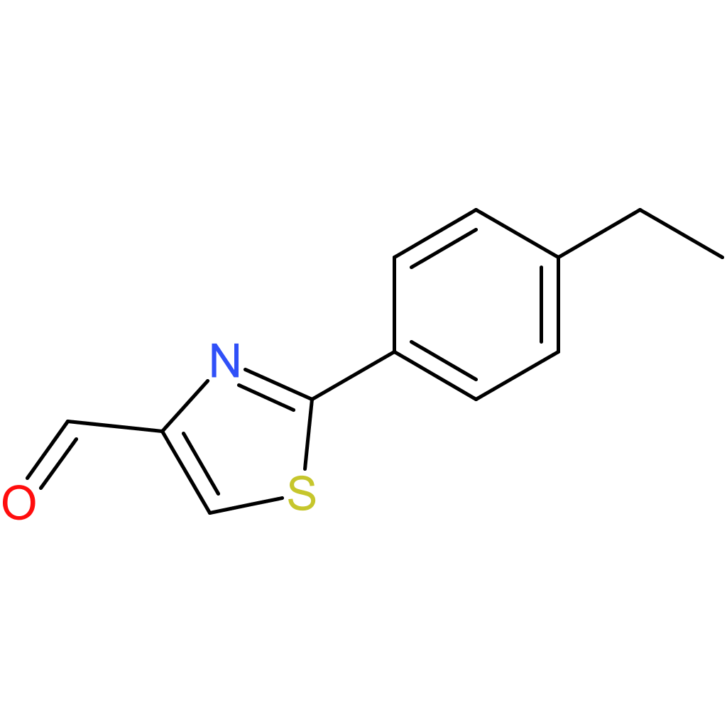 2-(4-ethylphenyl)thiazole-4-carbaldehyde