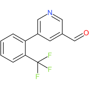 5-(2-(trifluoromethyl)phenyl)nicotinaldehyde