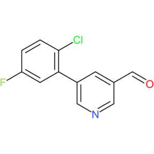 5-(2-chloro-5-fluorophenyl)nicotinaldehyde
