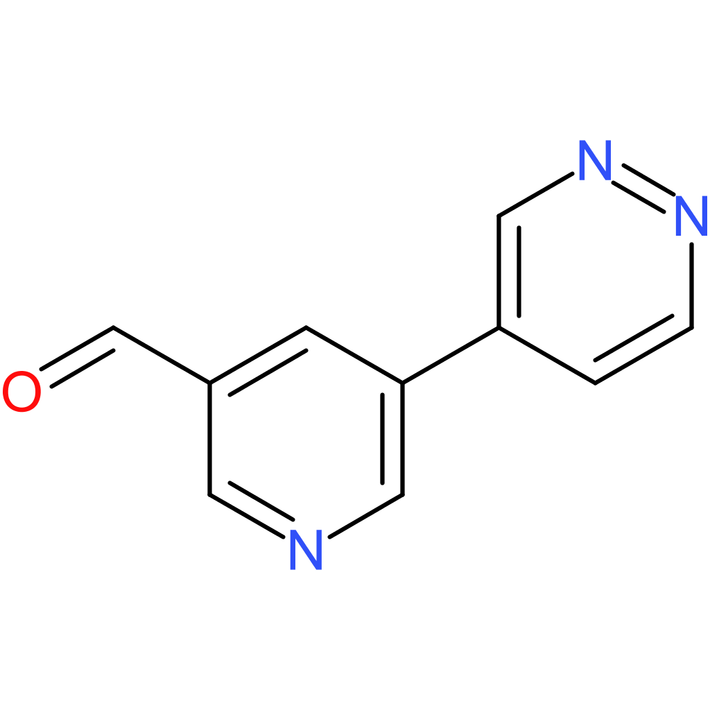 5-(pyridazin-4-yl)nicotinaldehyde