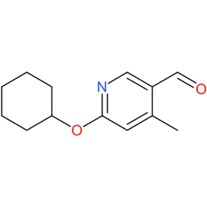 6-(cyclohexyloxy)-4-methylnicotinaldehyde