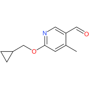 6-(cyclopropylmethoxy)-4-methylnicotinaldehyde