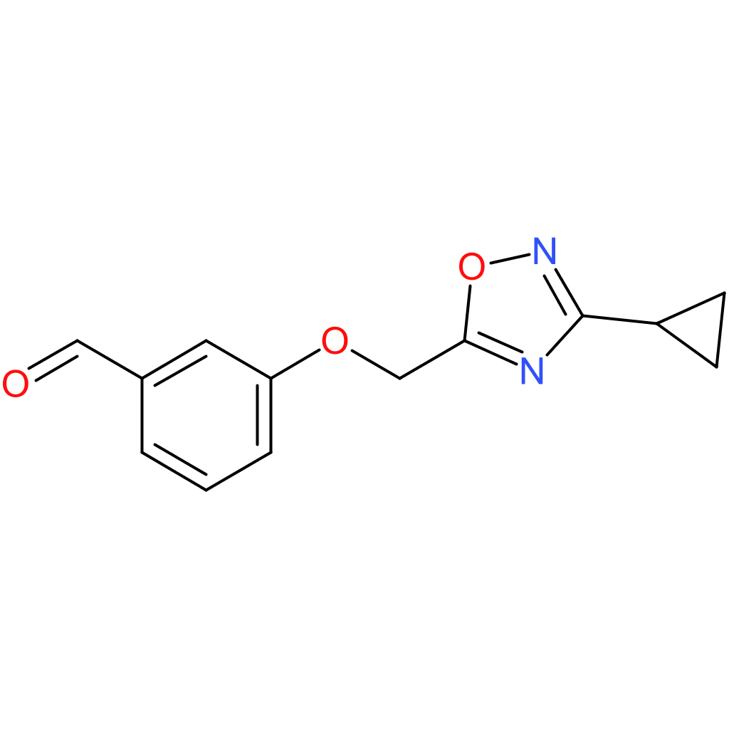 3-((3-cyclopropyl-1,2,4-oxadiazol-5-yl)methoxy)benzaldehyde