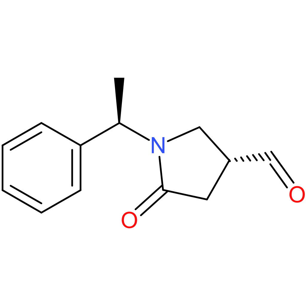 (R)-5-oxo-1-((R)-1-phenylethyl)pyrrolidine-3-carbaldehyde