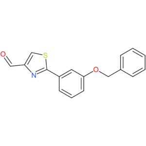 2-(3-(benzyloxy)phenyl)thiazole-4-carbaldehyde