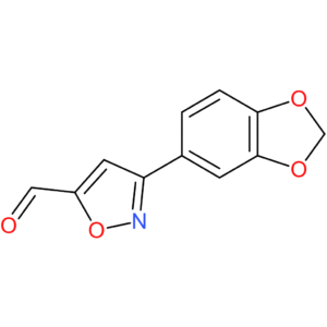 3-(benzo[d][1,3]dioxol-5-yl)isoxazole-5-carbaldehyde