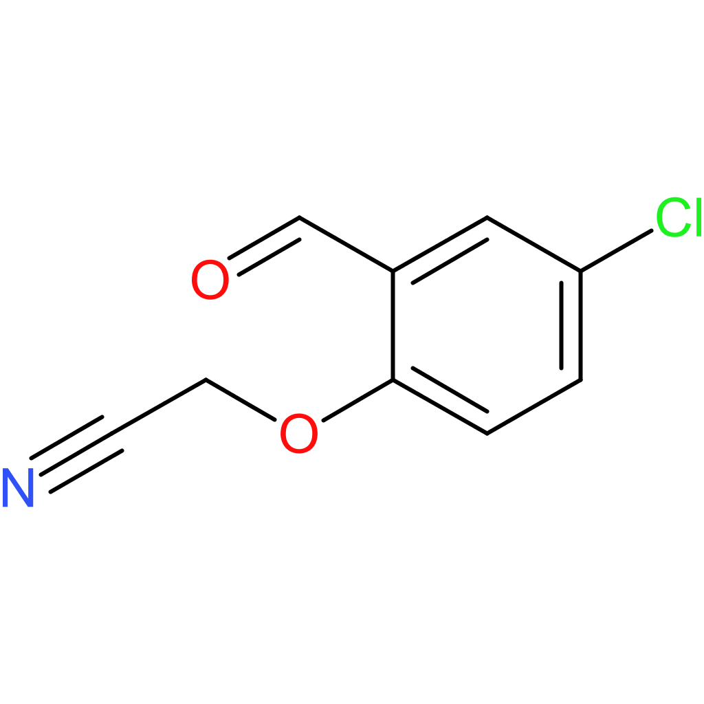 2-(4-chloro-2-formylphenoxy)acetonitrile