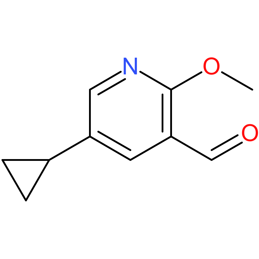 5-cyclopropyl-2-methoxynicotinaldehyde