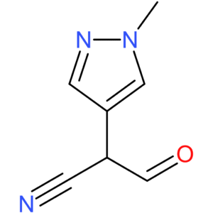 2-(1-methyl-1H-pyrazol-4-yl)-3-oxopropanenitrile