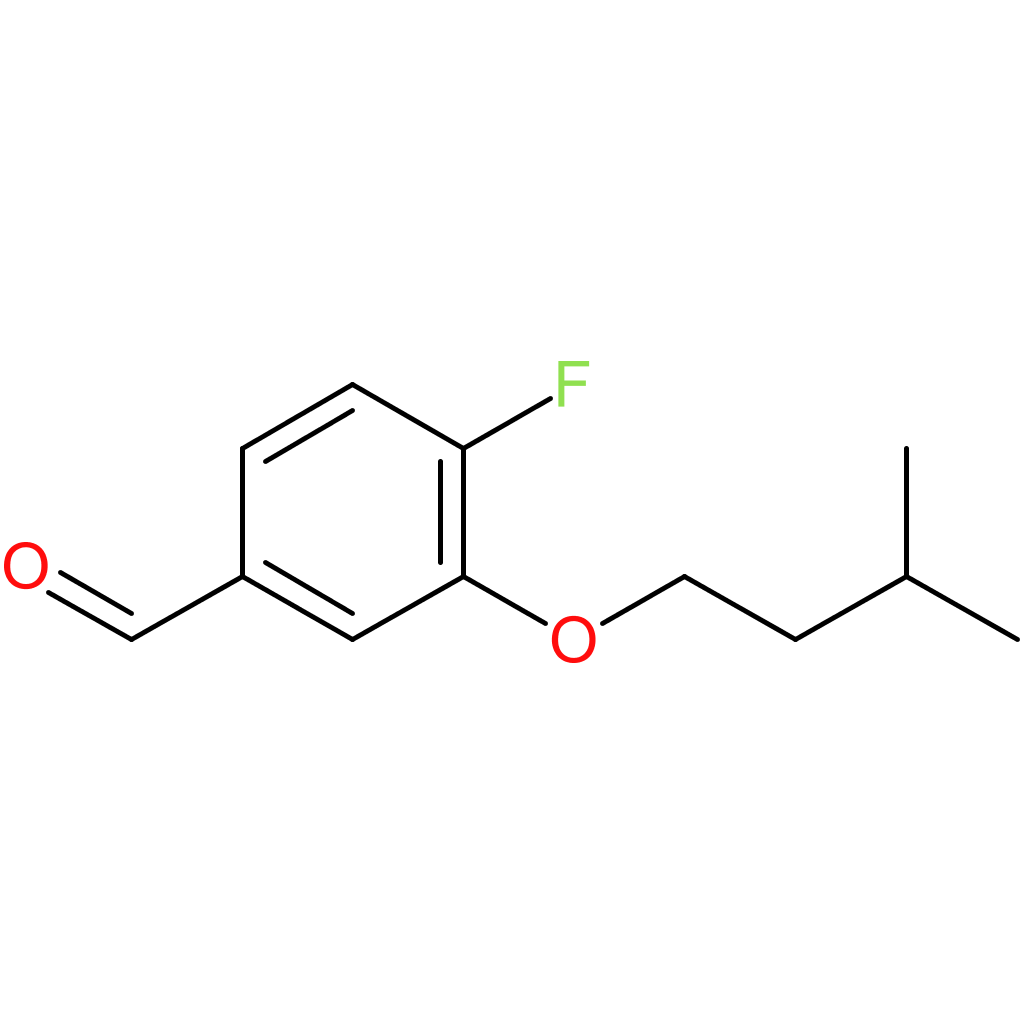 4-fluoro-3-(isopentyloxy)benzaldehyde