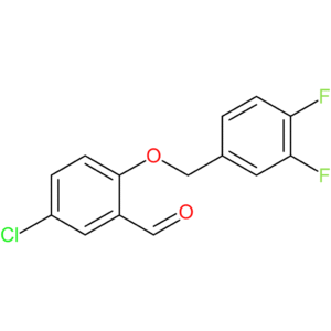 5-chloro-2-((3,4-difluorobenzyl)oxy)benzaldehyde