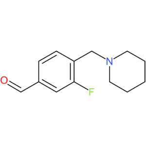 3-fluoro-4-(piperidin-1-ylmethyl)benzaldehyde