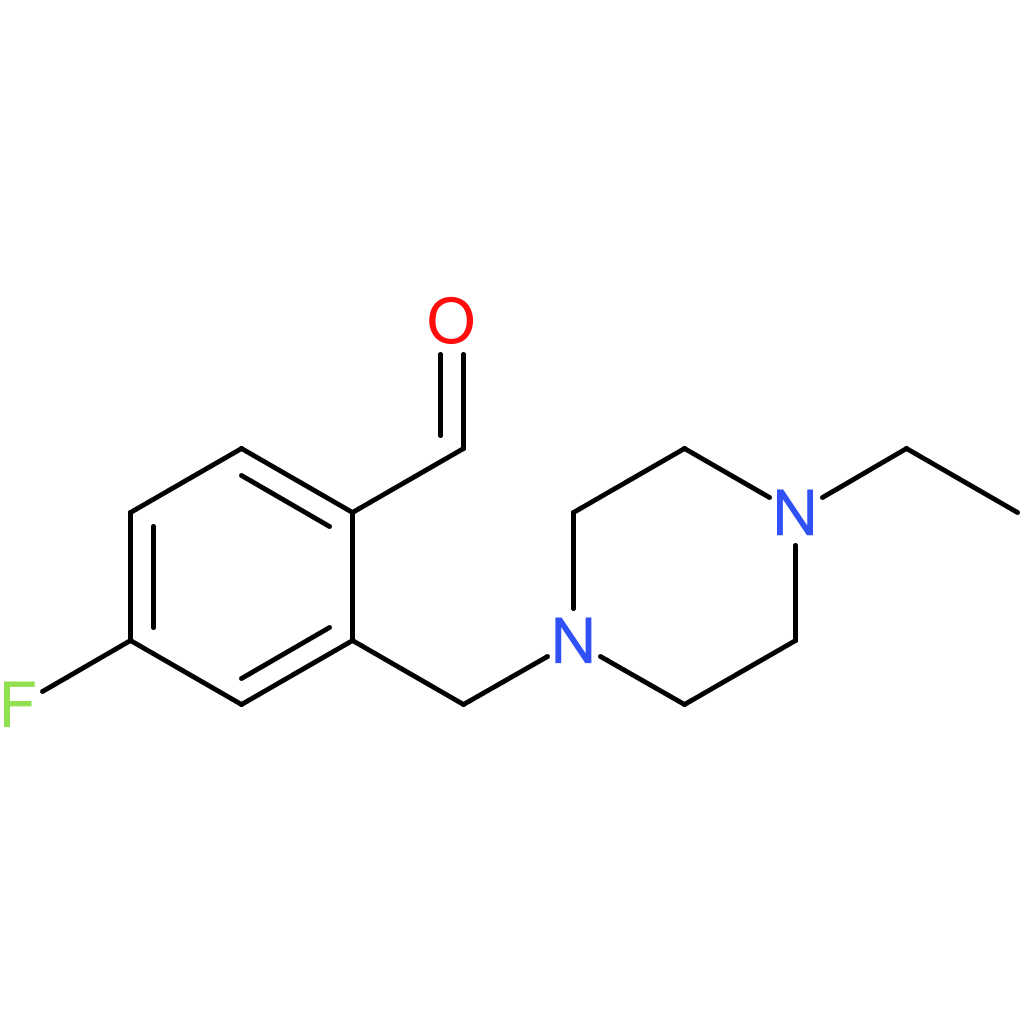 2-((4-ethylpiperazin-1-yl)methyl)-4-fluorobenzaldehyde
