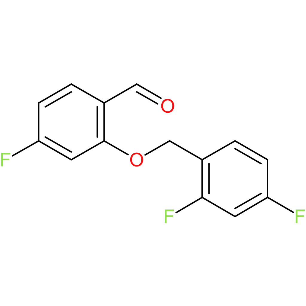 2-((2,4-difluorobenzyl)oxy)-4-fluorobenzaldehyde