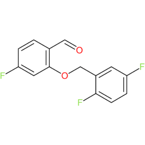 2-((2,5-difluorobenzyl)oxy)-4-fluorobenzaldehyde