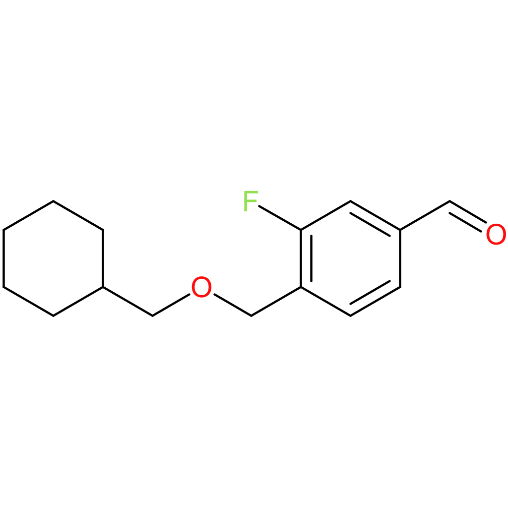 4-((cyclohexylmethoxy)methyl)-3-fluorobenzaldehyde