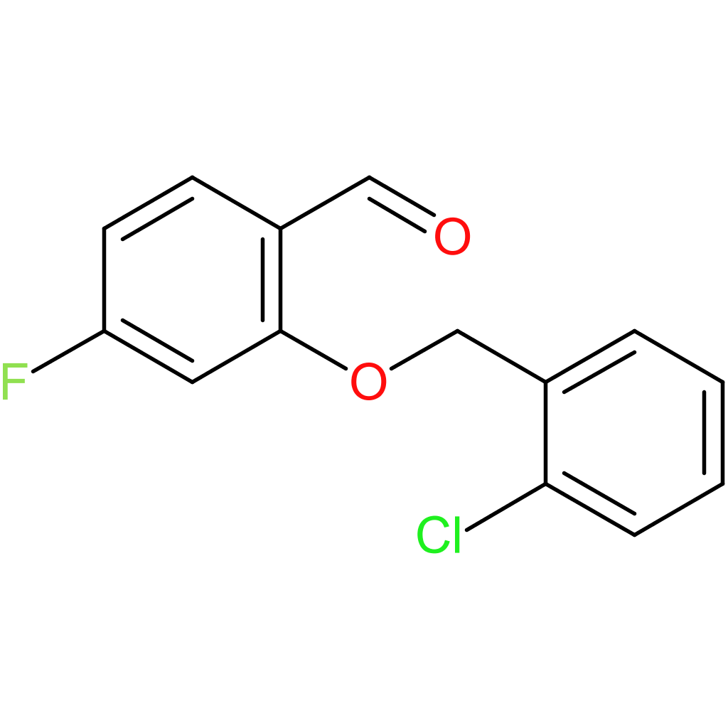 2-((2-chlorobenzyl)oxy)-4-fluorobenzaldehyde