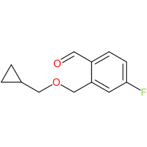 2-((cyclopropylmethoxy)methyl)-4-fluorobenzaldehyde