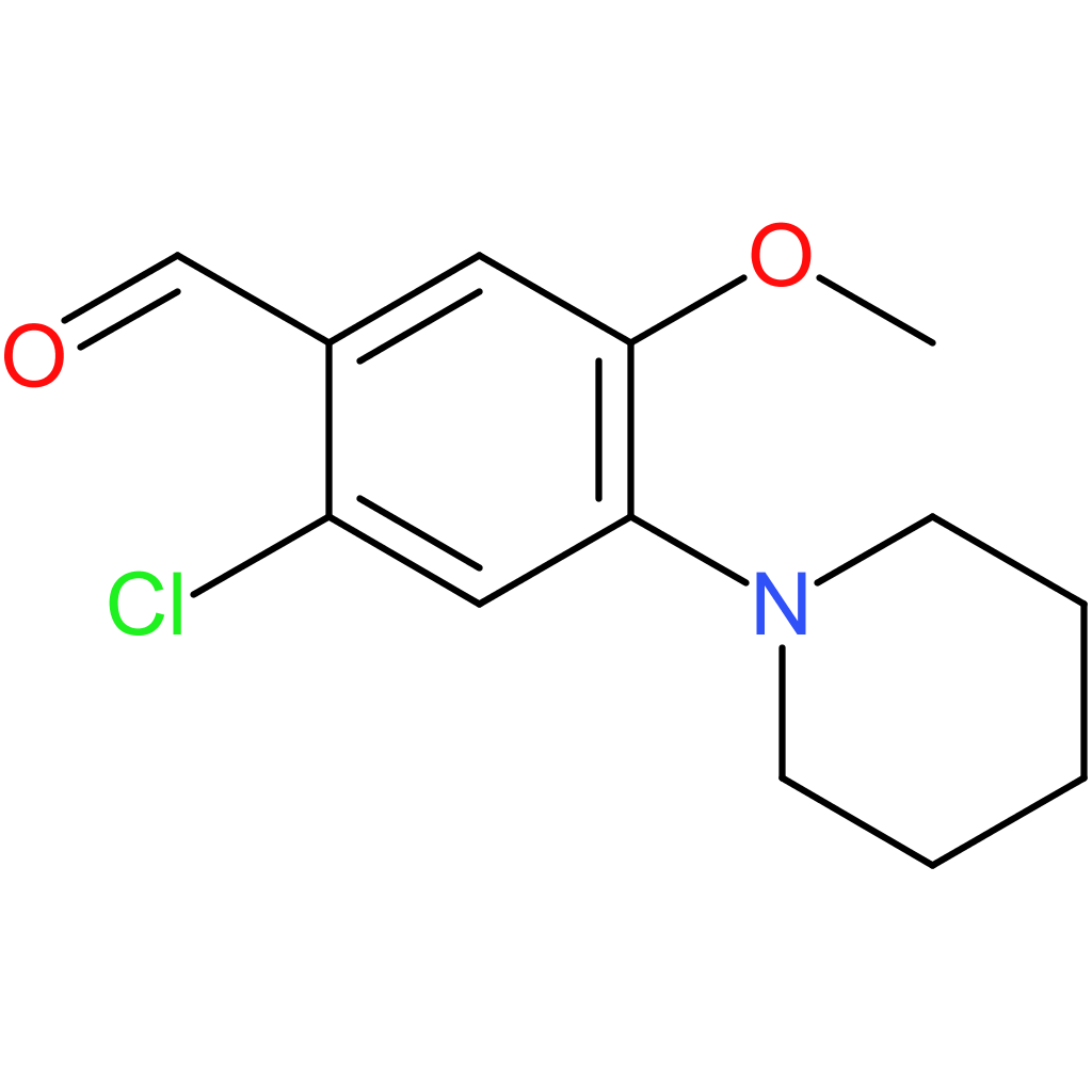 2-chloro-5-methoxy-4-(piperidin-1-yl)benzaldehyde
