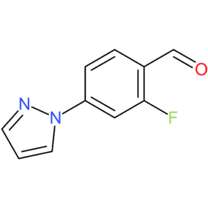 2-fluoro-4-(1H-pyrazol-1-yl)benzaldehyde