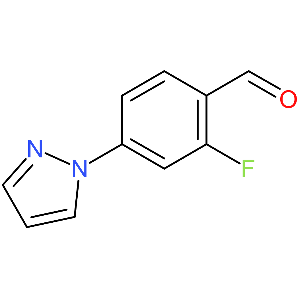 2-fluoro-4-(1H-pyrazol-1-yl)benzaldehyde