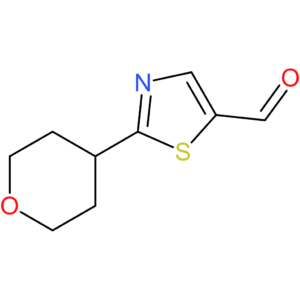 2-(tetrahydro-2H-pyran-4-yl)thiazole-5-carbaldehyde