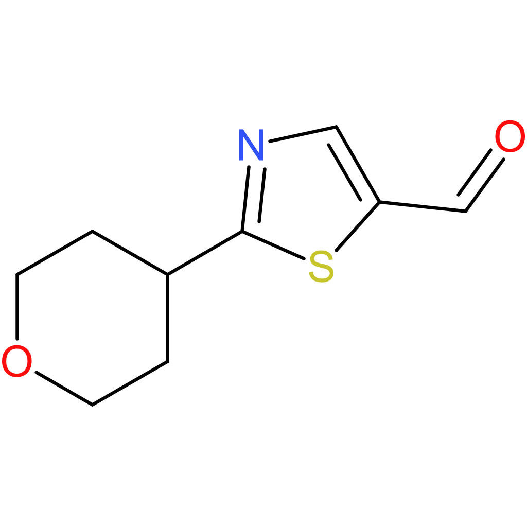 2-(tetrahydro-2H-pyran-4-yl)thiazole-5-carbaldehyde
