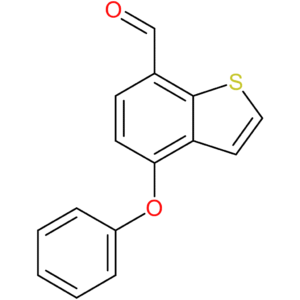 4-phenoxybenzo[b]thiophene-7-carbaldehyde