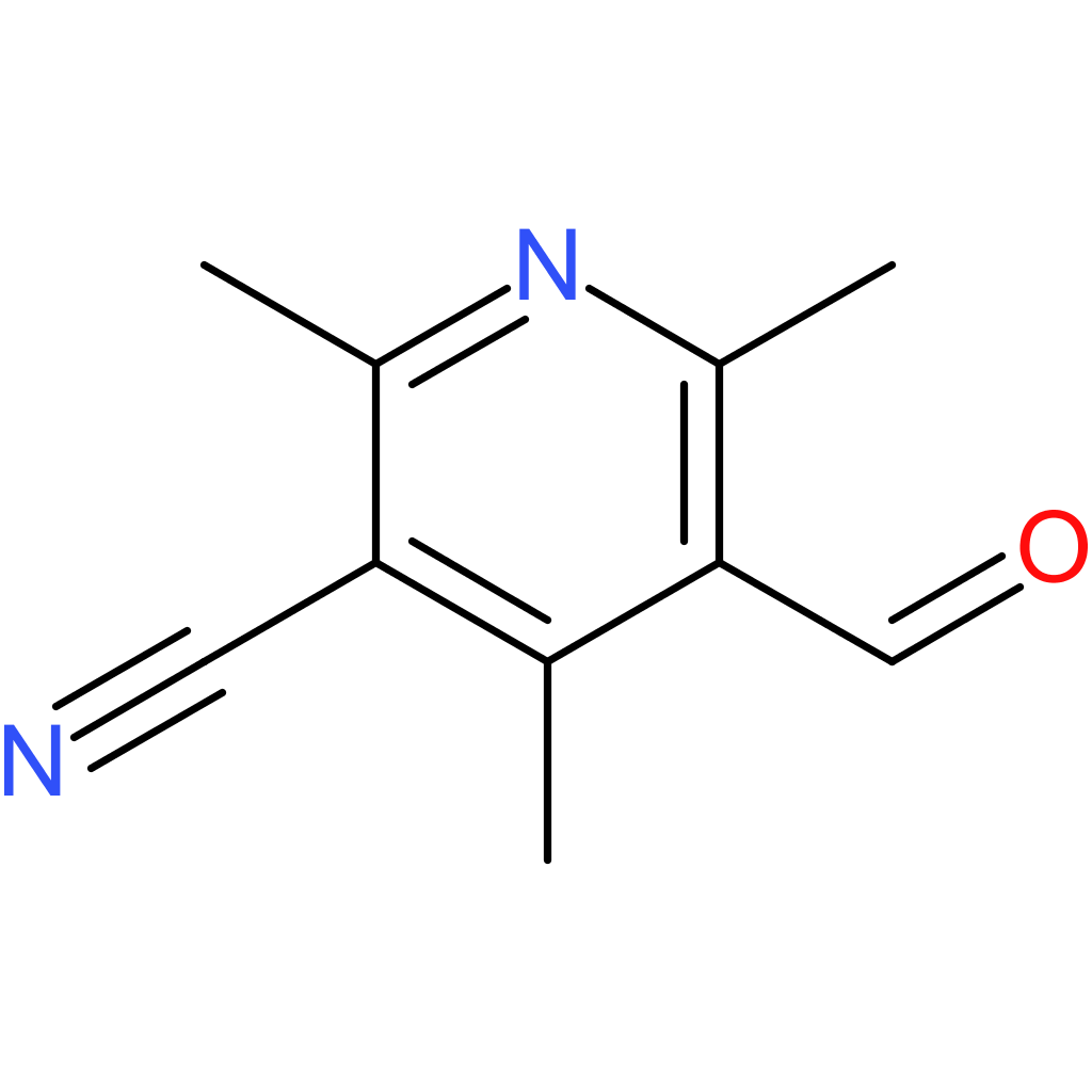 5-formyl-2,4,6-trimethylnicotinonitrile