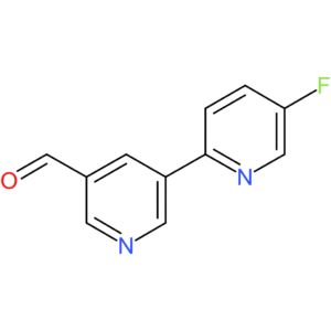 5-fluoro-[2,3′-bipyridine]-5′-carbaldehyde