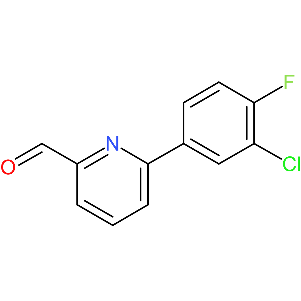 6-(3-chloro-4-fluorophenyl)picolinaldehyde
