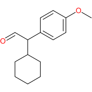 2-cyclohexyl-2-(4-methoxyphenyl)acetaldehyde