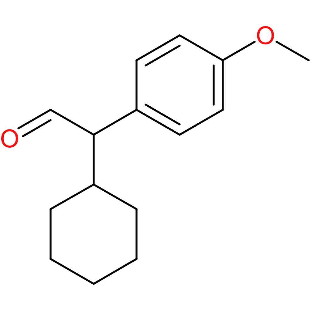 2-cyclohexyl-2-(4-methoxyphenyl)acetaldehyde