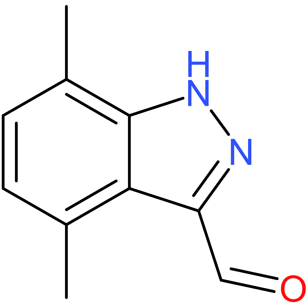 4,7-dimethyl-1H-indazole-3-carbaldehyde