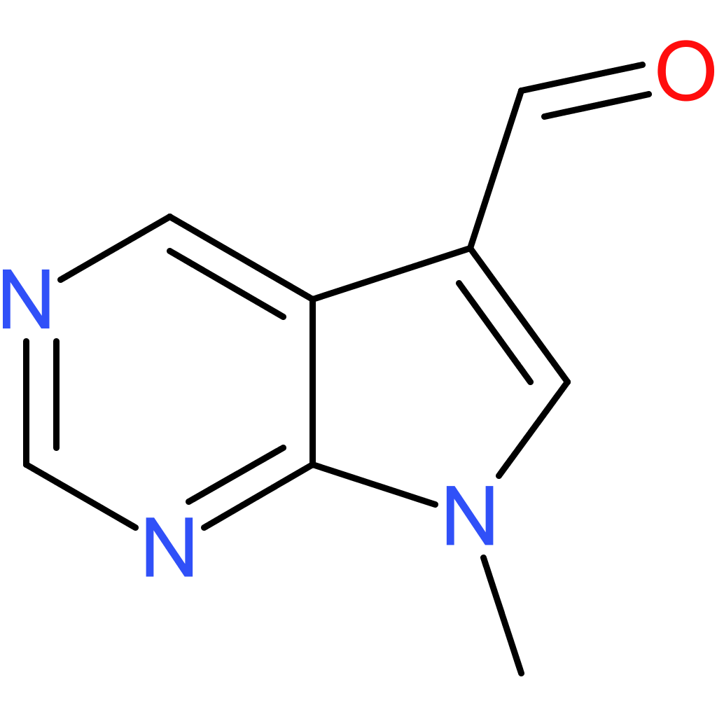 7-methyl-7H-pyrrolo[2,3-d]pyrimidine-5-carbaldehyde