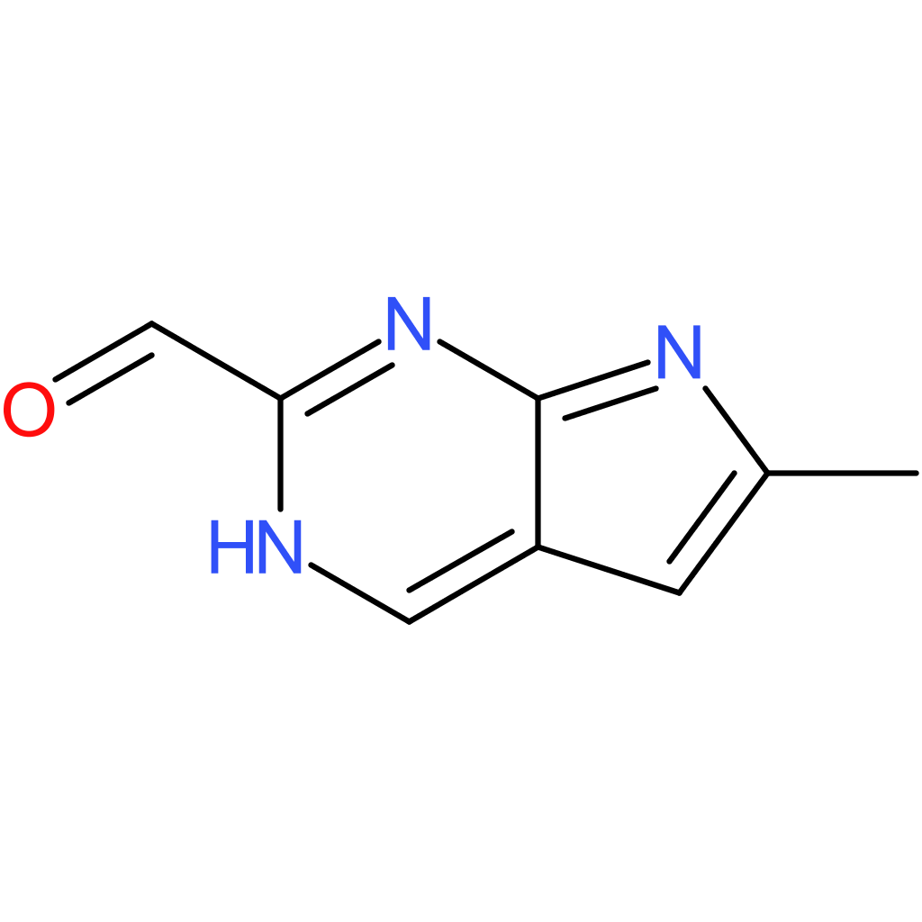 6-methyl-3H-pyrrolo[2,3-d]pyrimidine-2-carbaldehyde