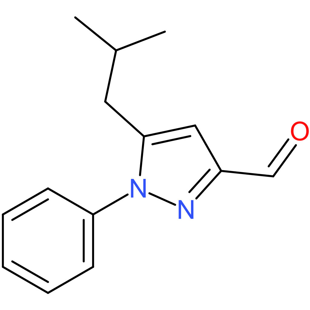 5-isobutyl-1-phenyl-1H-pyrazole-3-carbaldehyde