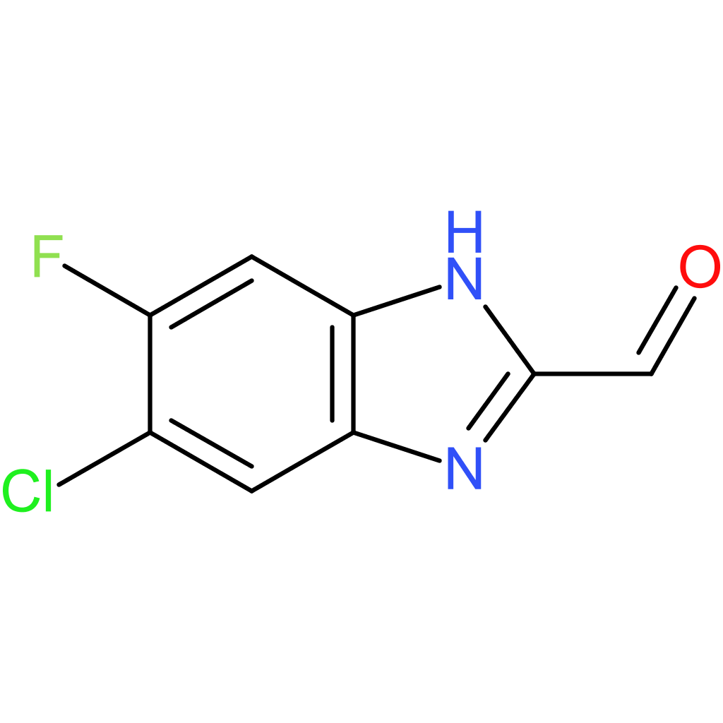 5-chloro-6-fluoro-1H-benzo[d]imidazole-2-carbaldehyde