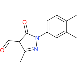 1-(3,4-dimethylphenyl)-3-methyl-5-oxo-4,5-dihydro-1H-pyrazole-4-carbaldehyde