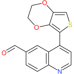 4-(2,3-dihydrothieno[3,4-b][1,4]dioxin-5-yl)quinoline-6-carbaldehyde