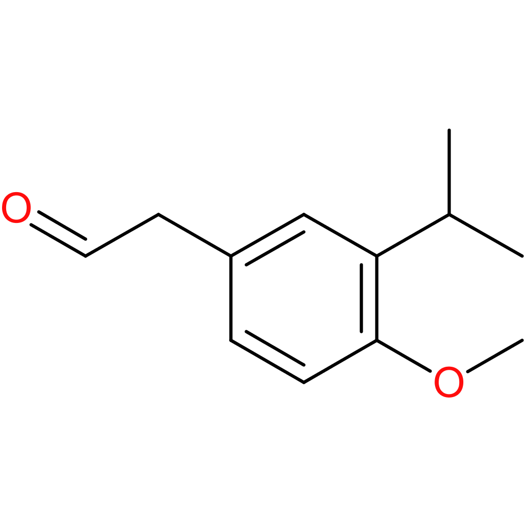 2-(3-isopropyl-4-methoxyphenyl)acetaldehyde