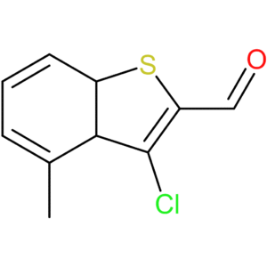 3-chloro-4-methyl-3a,7a-dihydrobenzo[b]thiophene-2-carbaldehyde