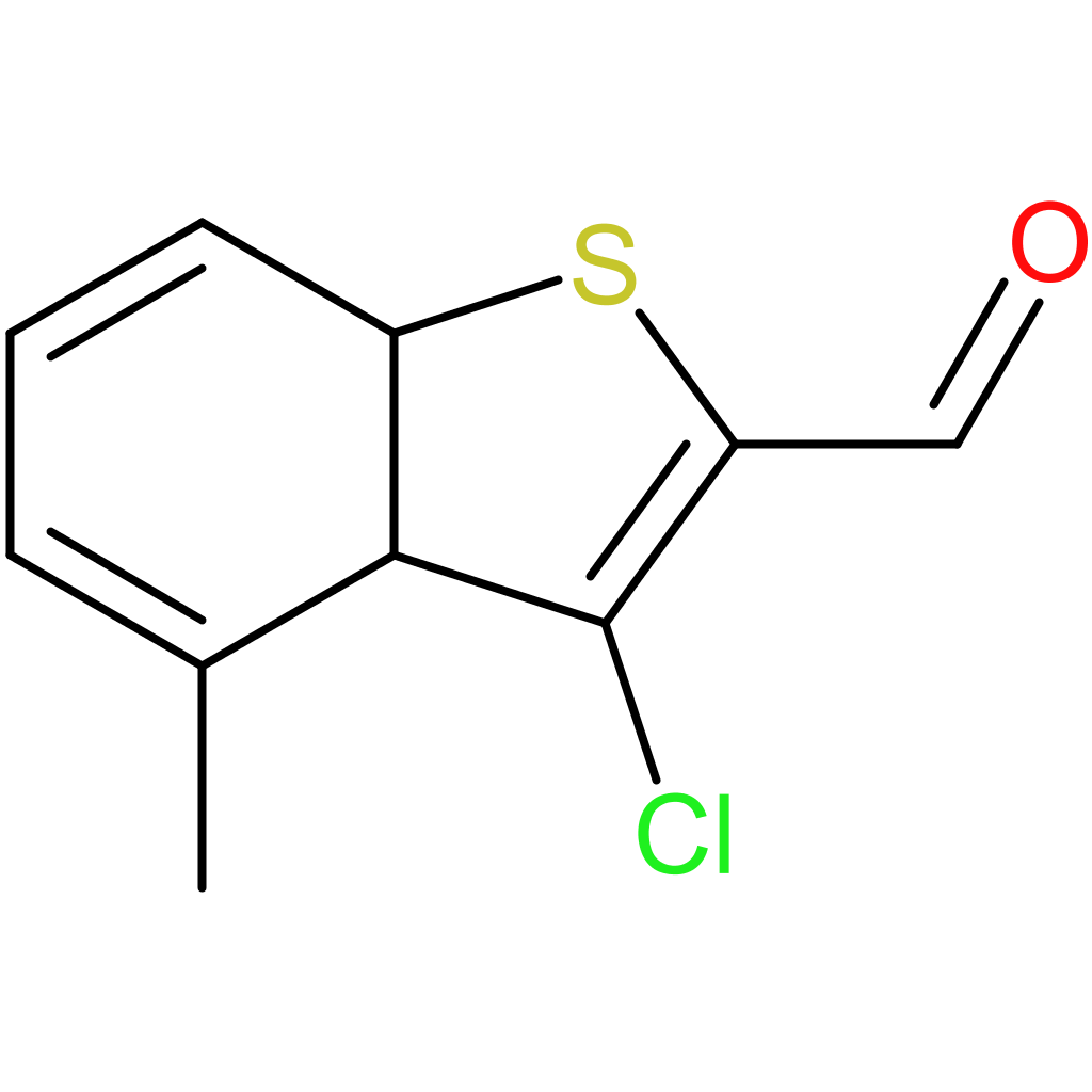 3-chloro-4-methyl-3a,7a-dihydrobenzo[b]thiophene-2-carbaldehyde