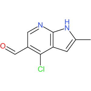 4-chloro-2-methyl-1H-pyrrolo[2,3-b]pyridine-5-carbaldehyde