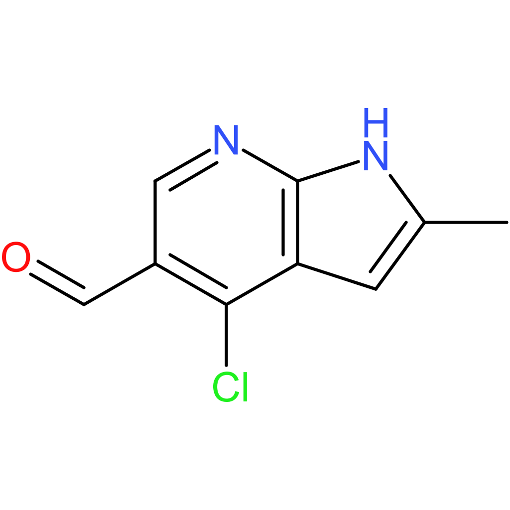 4-chloro-2-methyl-1H-pyrrolo[2,3-b]pyridine-5-carbaldehyde
